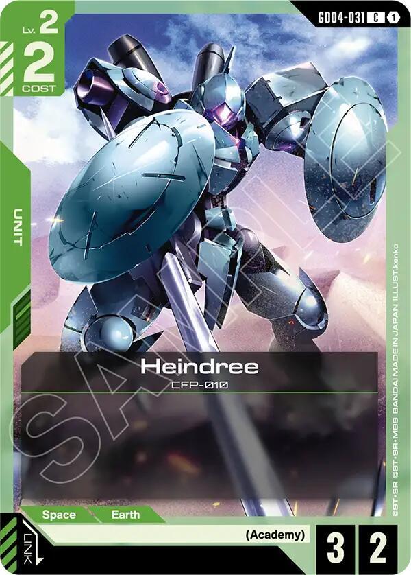 Heindree GD04-031 card from Phantom Aria