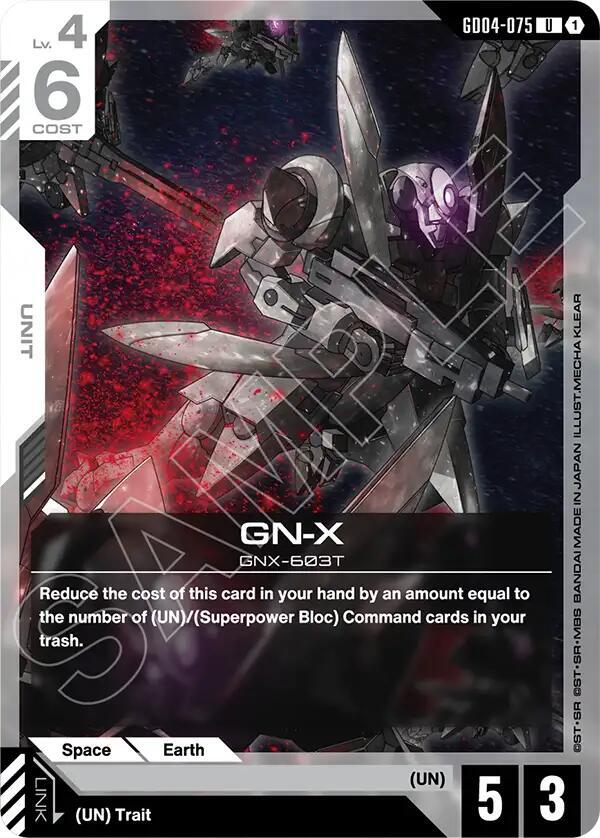 GN-X GD04-075 card from Phantom Aria