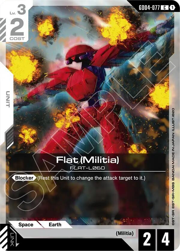 Flat (Militia) GD04-077 card from Phantom Aria