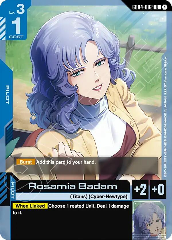Rosamia Badam GD04-082 card from Phantom Aria