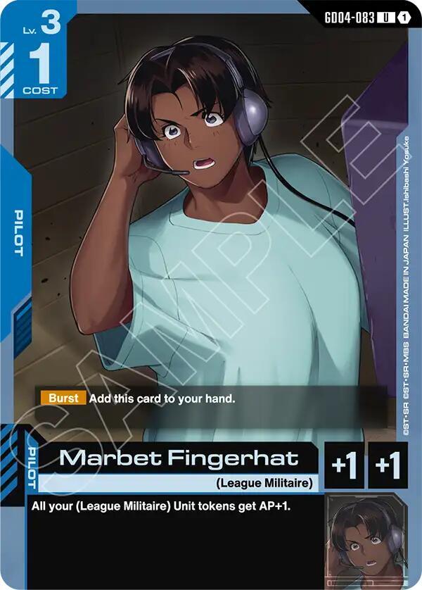 Marbet Fingerhat GD04-083 card from Phantom Aria