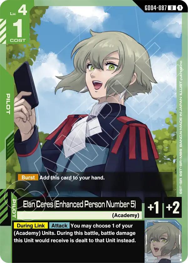 Elan Ceres (Enhanced Person Number 5) GD04-087 card from Phantom Aria