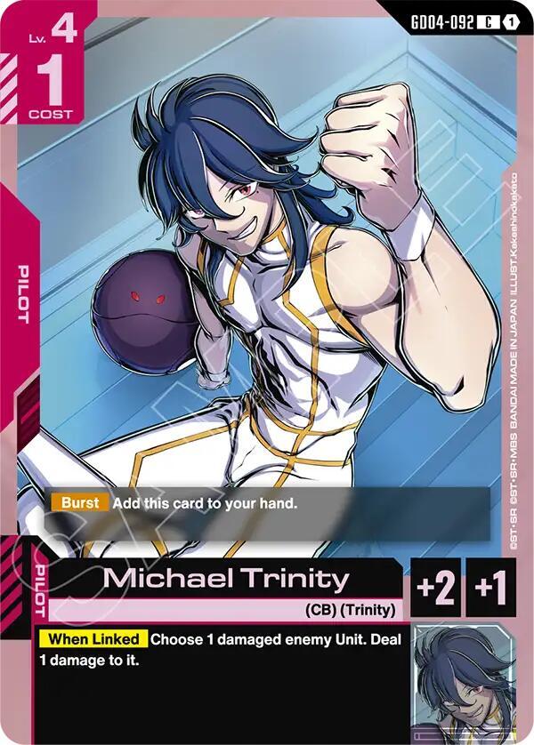 Michael Trinity GD04-092 card from Phantom Aria