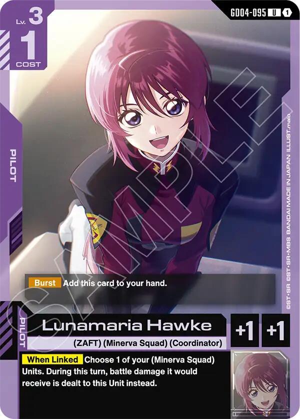 Lunamaria Hawke GD04-095 card from Phantom Aria