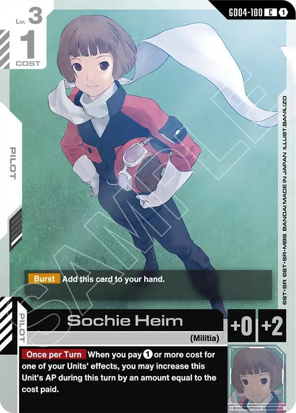 Sochie Heim GD04-100 card from Phantom Aria