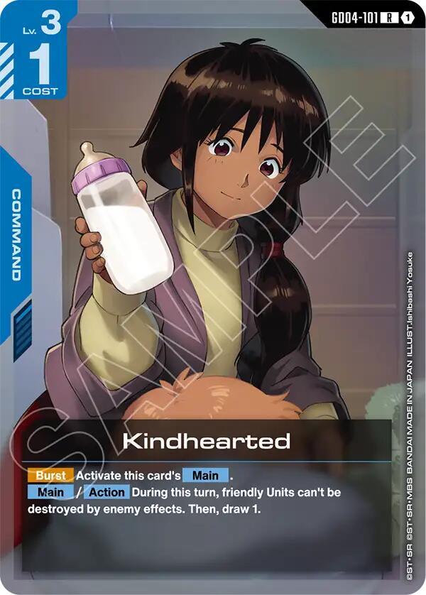 Kindhearted GD04-101 card from Phantom Aria