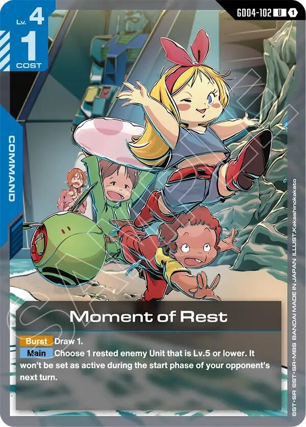 Moment of Rest GD04-102 card from Phantom Aria