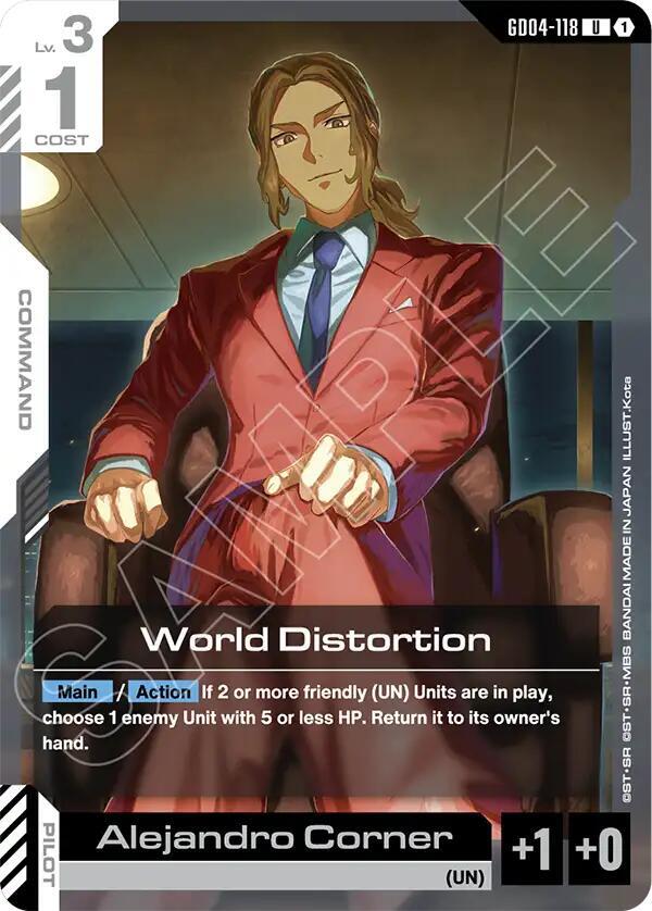 World Distortion GD04-118 card from Phantom Aria