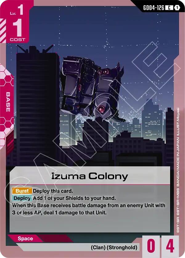 Izuma Colony GD04-126 card from Phantom Aria