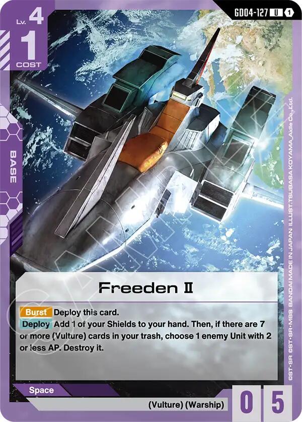 Freeden II GD04-127 card from Phantom Aria