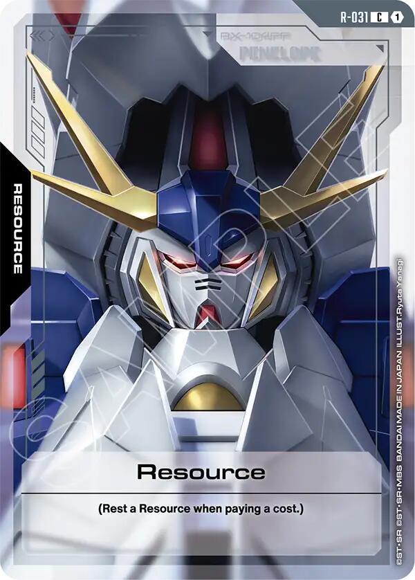 Resource R-031 card from Phantom Aria