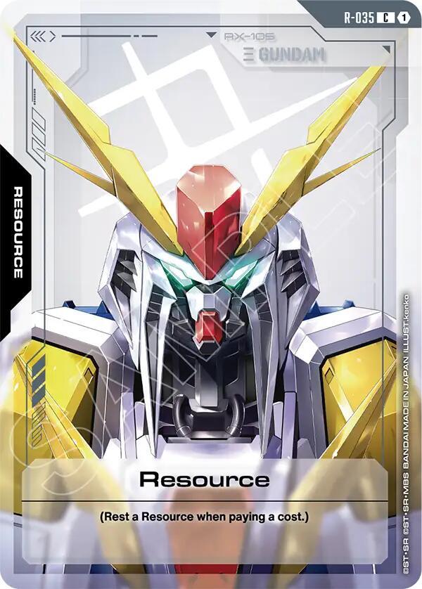 Resource R-035 card from Phantom Aria