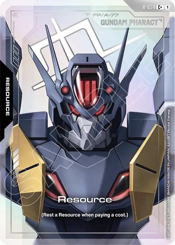 Resource (C+) R-034 card from Phantom Aria