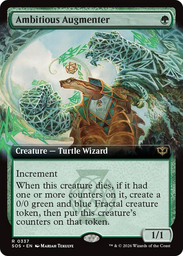 Ambitious Augmenter (Extended Art) 337 card from Secrets of Strixhaven