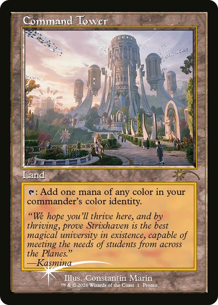 Command Tower (Strixhaven: Omens of Chaos) 1 card from Media Promos