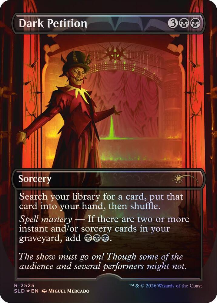 Dark Petition 2525 card from Secret Lair Drop Series