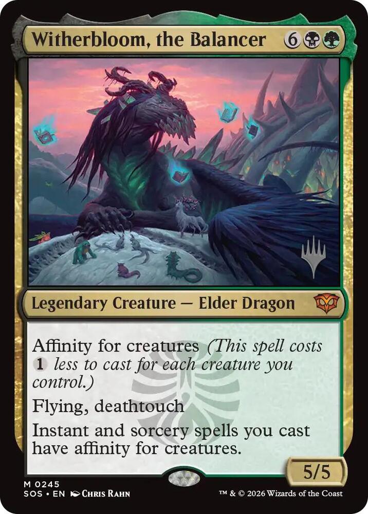 Witherbloom, the Balancer 245 card from Promo Pack: Secrets of Strixhaven