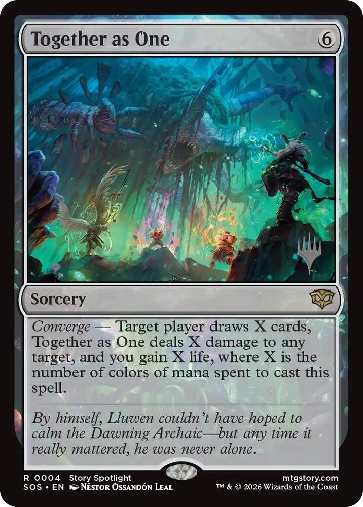 Together as One 4 card from Promo Pack: Secrets of Strixhaven