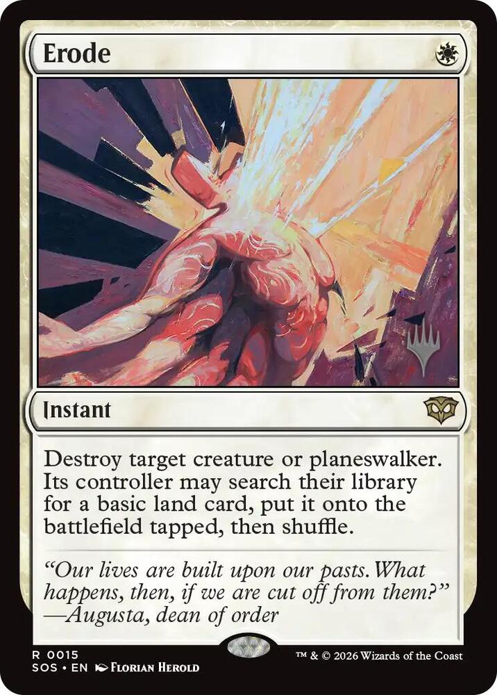Erode 15 card from Promo Pack: Secrets of Strixhaven
