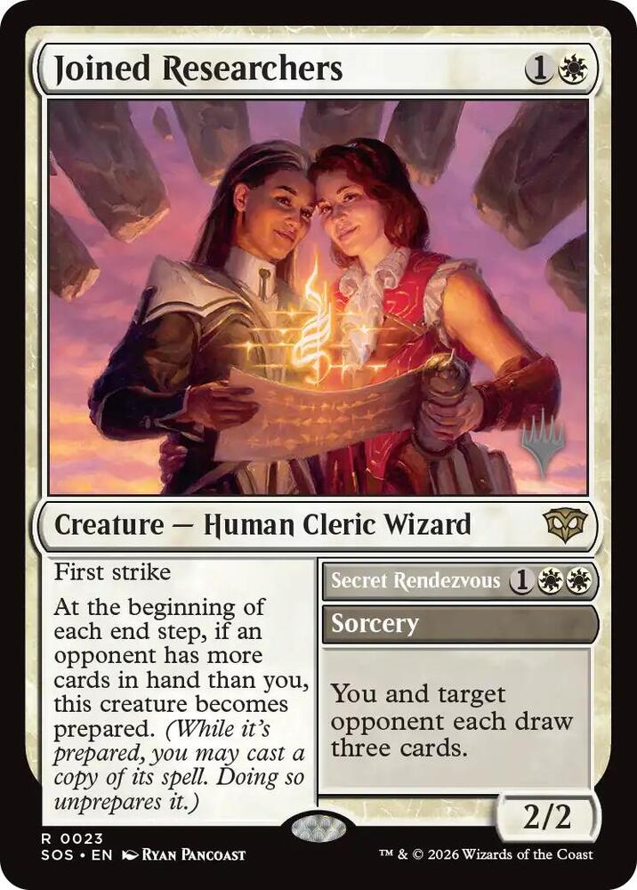 Joined Researchers 23 card from Promo Pack: Secrets of Strixhaven
