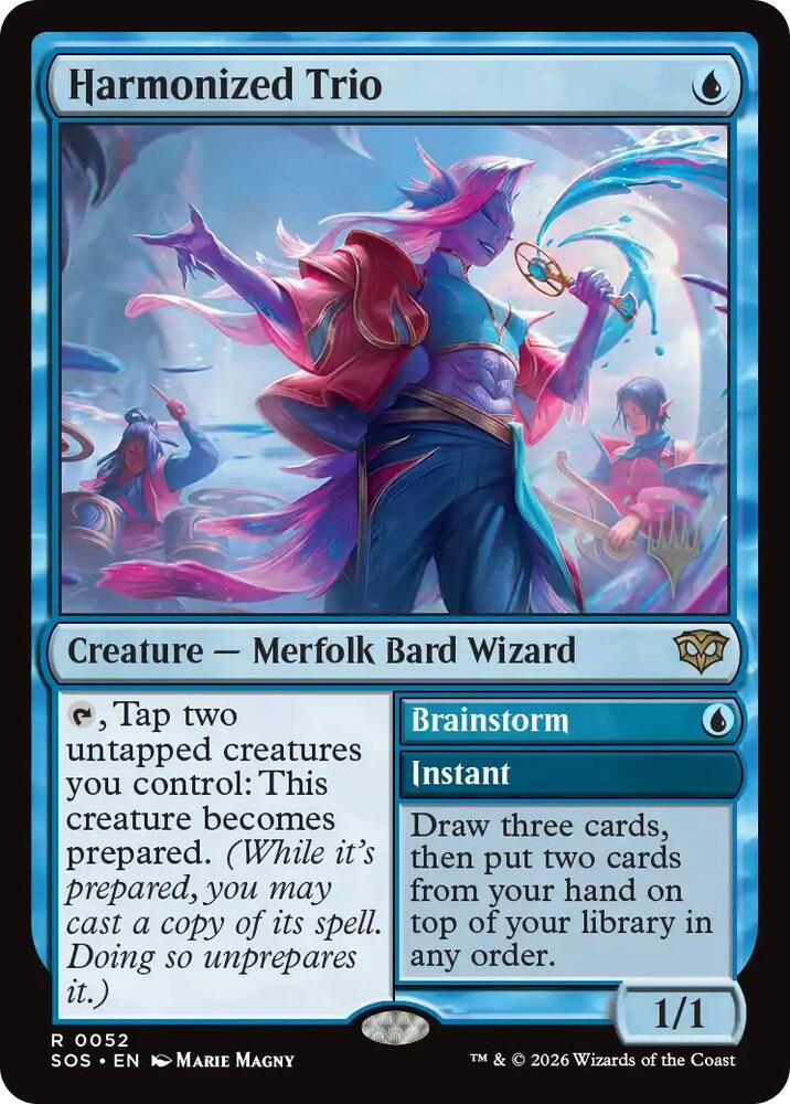Harmonized Trio 52 card from Promo Pack: Secrets of Strixhaven