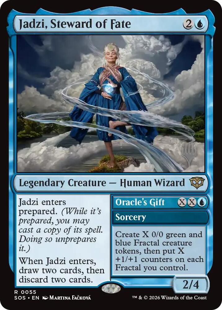 Jadzi, Steward of Fate 55 card from Promo Pack: Secrets of Strixhaven