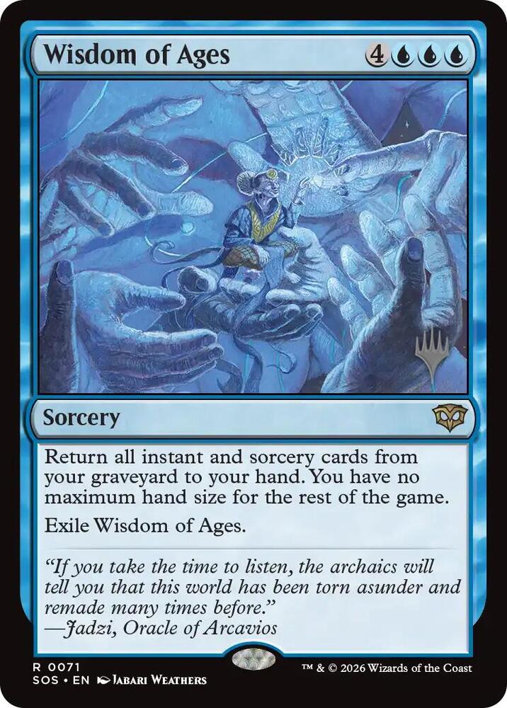 Wisdom of Ages 71 card from Promo Pack: Secrets of Strixhaven