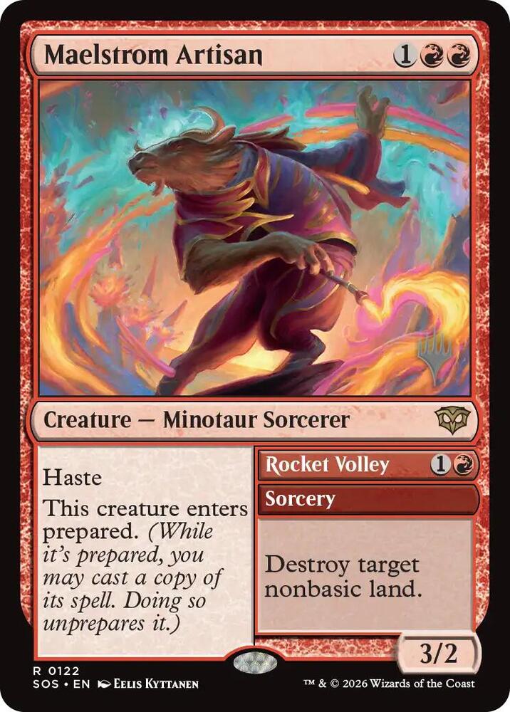 Maelstrom Artisan 122 card from Promo Pack: Secrets of Strixhaven