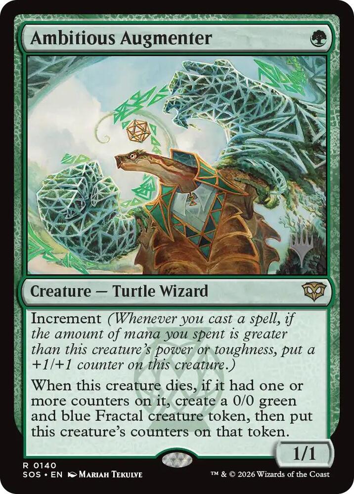 Ambitious Augmenter 140 card from Promo Pack: Secrets of Strixhaven