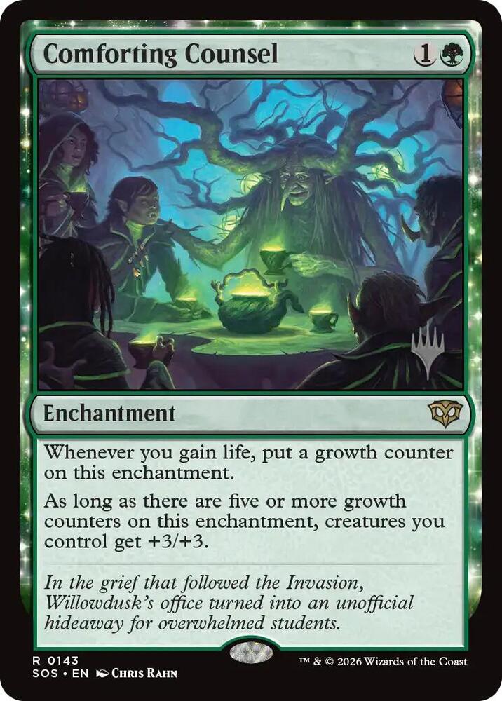 Comforting Counsel 143 card from Promo Pack: Secrets of Strixhaven