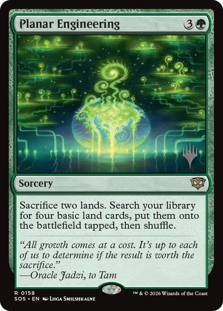 Planar Engineering 158 card from Promo Pack: Secrets of Strixhaven