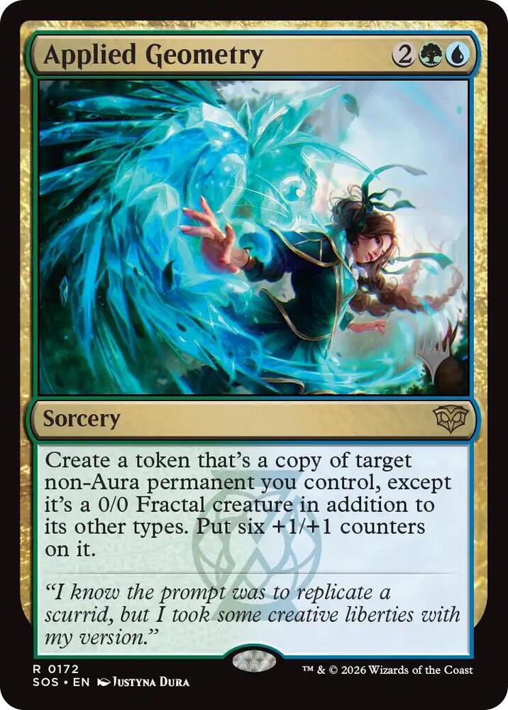 Applied Geometry 172 card from Promo Pack: Secrets of Strixhaven