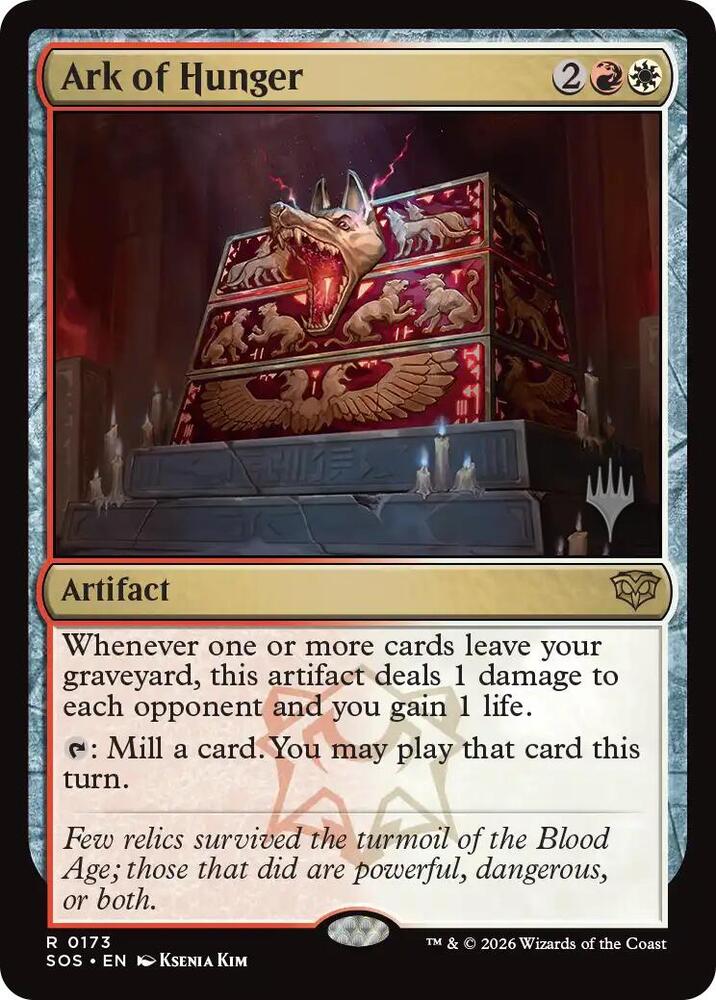 Ark of Hunger 173 card from Promo Pack: Secrets of Strixhaven