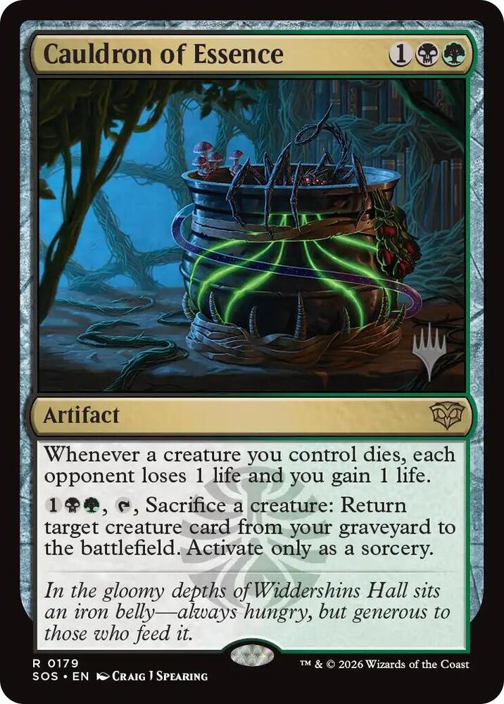 Cauldron of Essence 179 card from Promo Pack: Secrets of Strixhaven