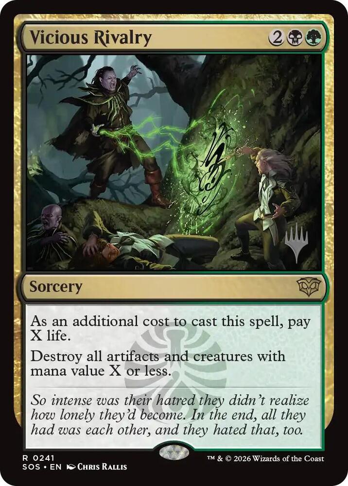 Vicious Rivalry 241 card from Promo Pack: Secrets of Strixhaven