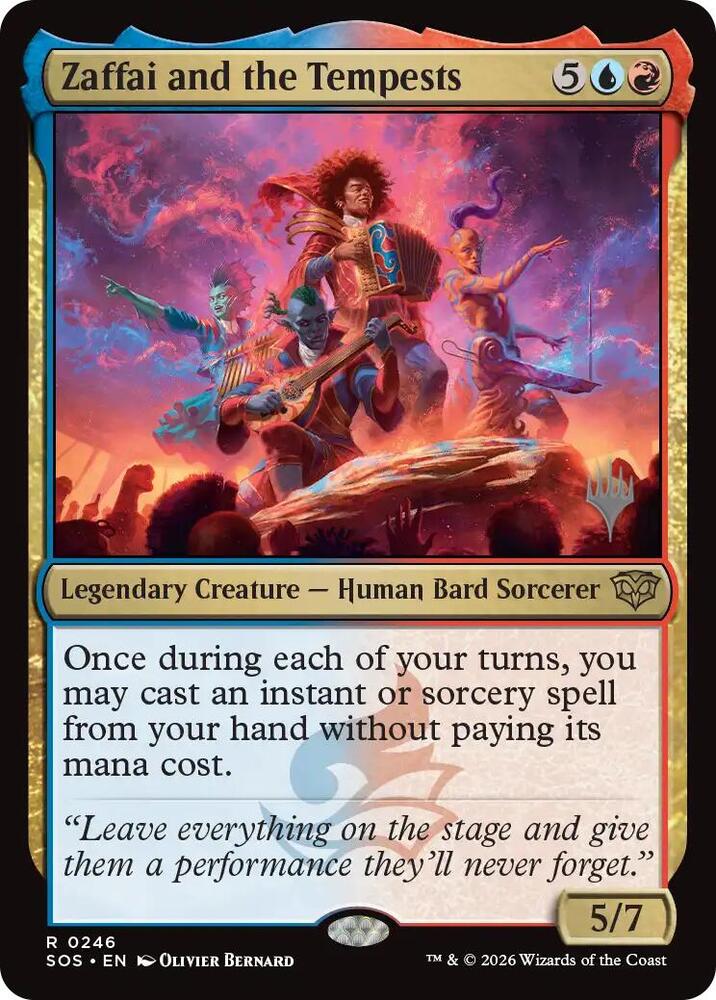 Zaffai and the Tempests 246 card from Promo Pack: Secrets of Strixhaven