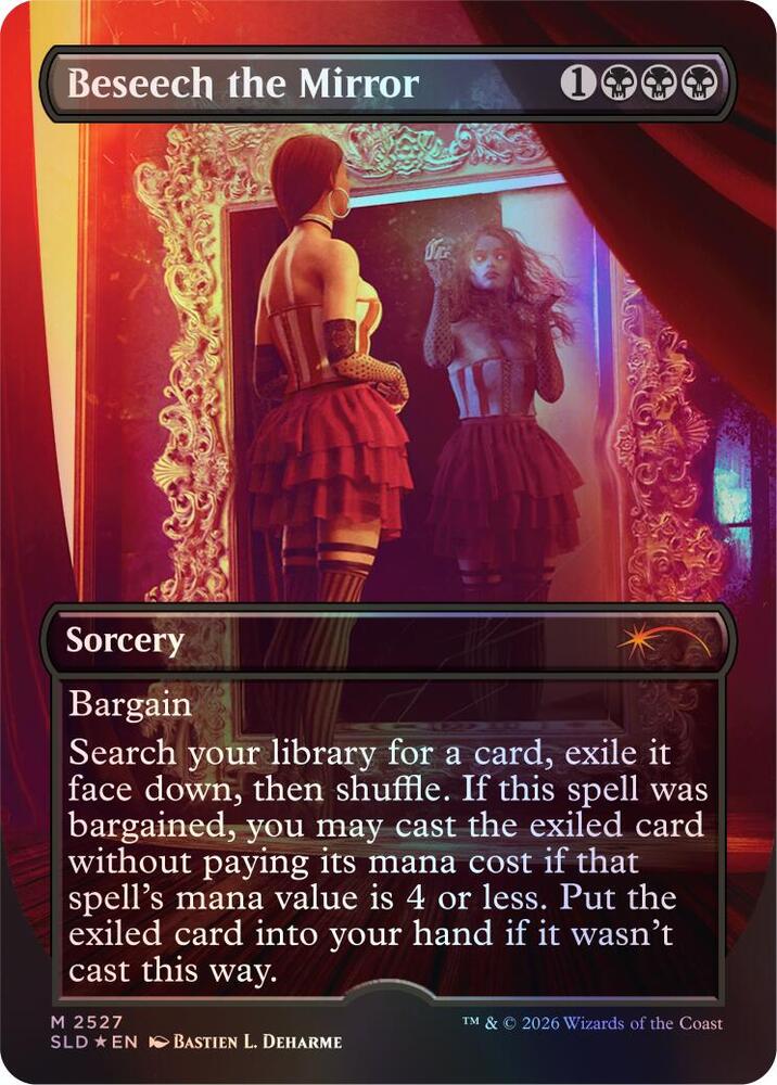 Beseech the Mirror 2527 card from Secret Lair Drop Series