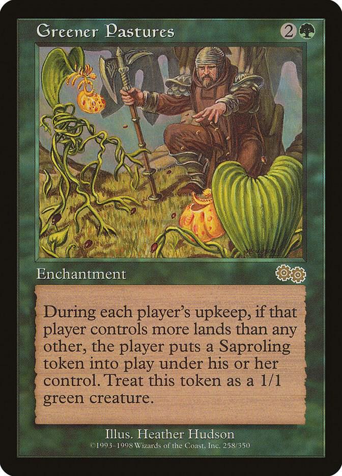 Greener Pastures 258 card from Urza's Saga