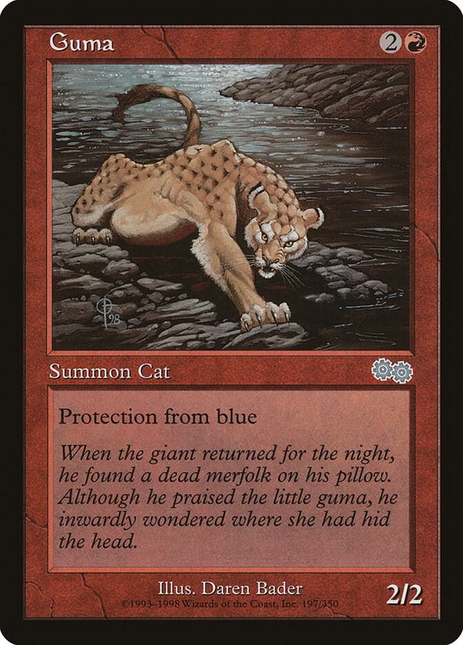 Guma 197 card from Urza's Saga