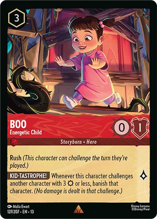 Boo - Energetic Child 127/207 card from Attack of the Vine!