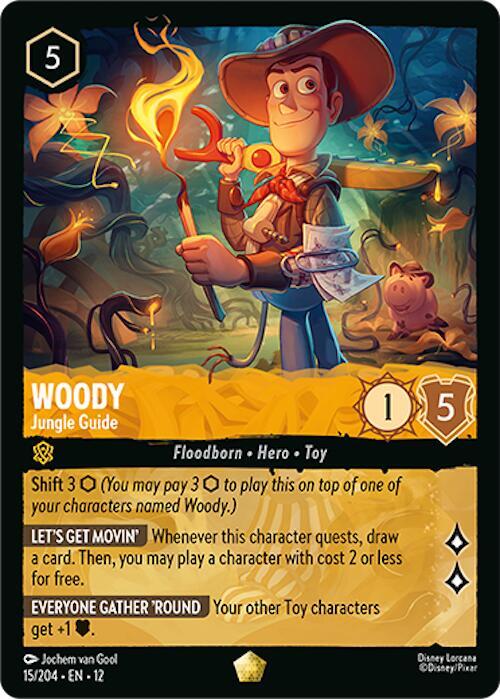 Woody - Jungle Guide 15/204 card from Wilds Unknown