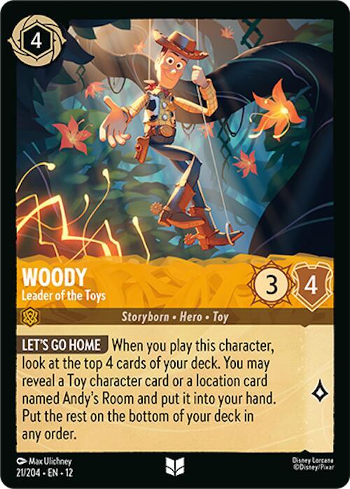 Woody - Leader of the Toys 21/204 card from Wilds Unknown
