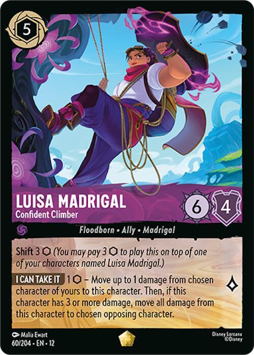 Luisa Madrigal - Confident Climber 60/204 card from Wilds Unknown