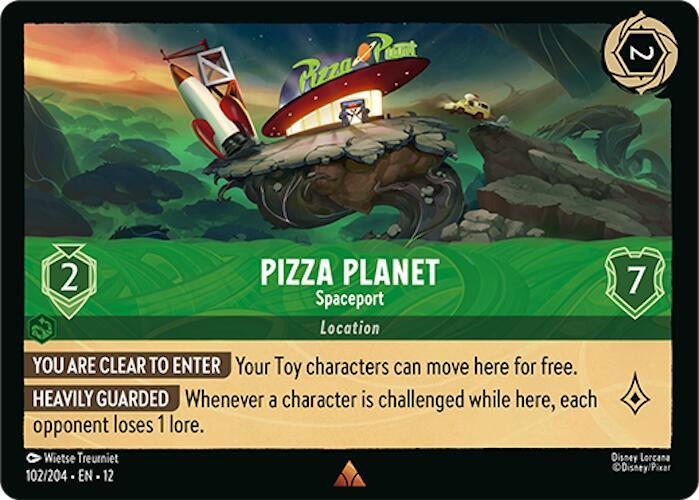 Pizza Planet - Spaceport 102/204 card from Wilds Unknown