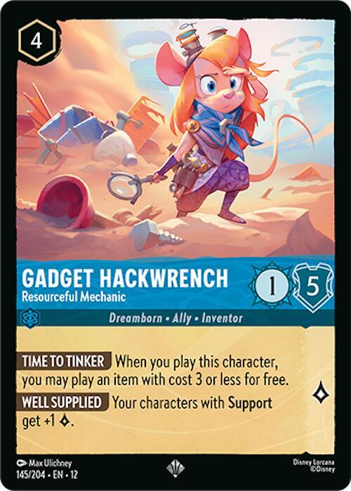 Gadget Hackwrench - Resourceful Mechanic 145/204 card from Wilds Unknown