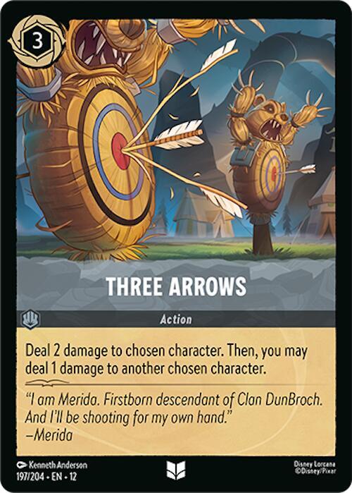 Three Arrows 197/204 card from Wilds Unknown