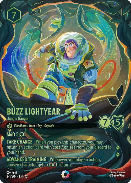 Buzz Lightyear - Jungle Ranger (Iconic) 241/204 card from Wilds Unknown