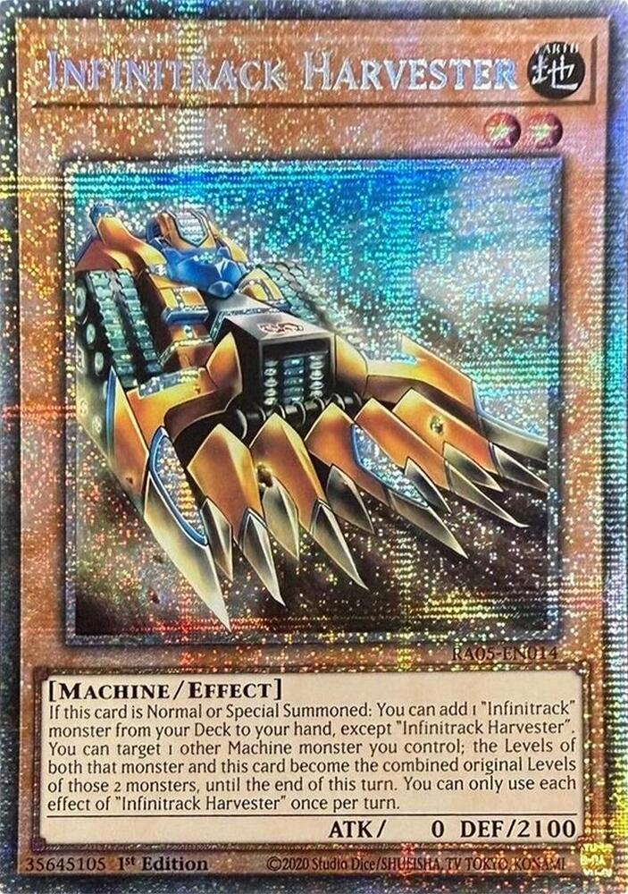 Infinitrack Harvester (Starlight Rare) RA05-EN014 card from Rarity Collection 5