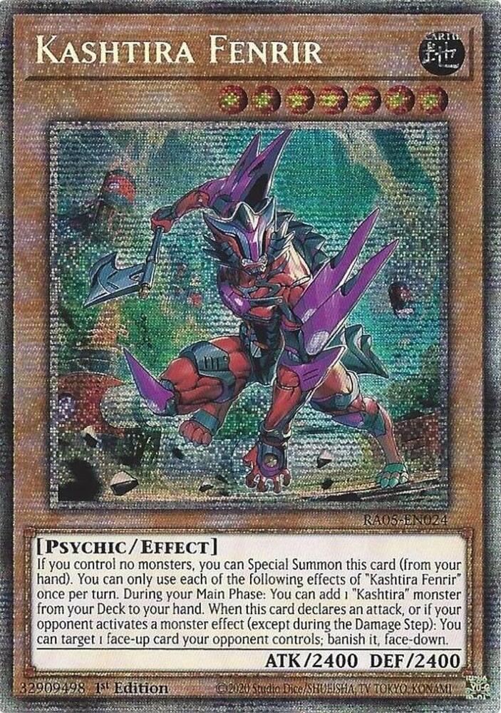 Kashtira Fenrir (Starlight Rare) RA05-EN024 card from Rarity Collection 5