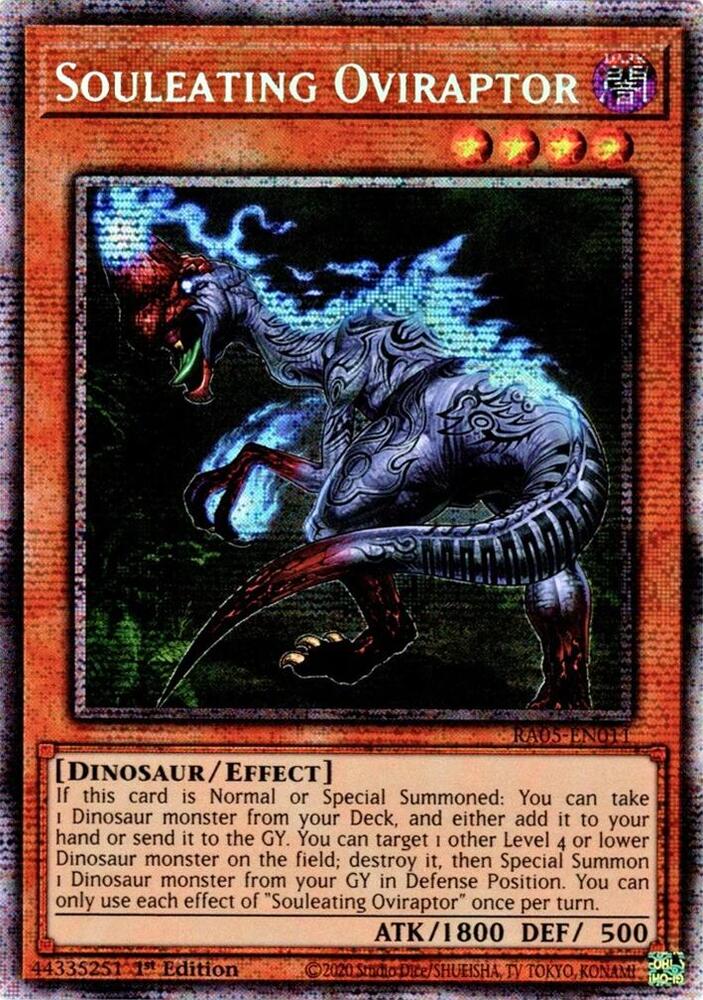 Souleating Oviraptor (Starlight Rare) RA05-EN011 card from Rarity Collection 5